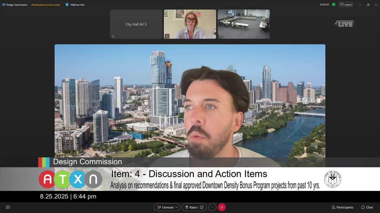 Austin Design Commission Discusses Nightlife District Guidelines and Urban Aesthetics
