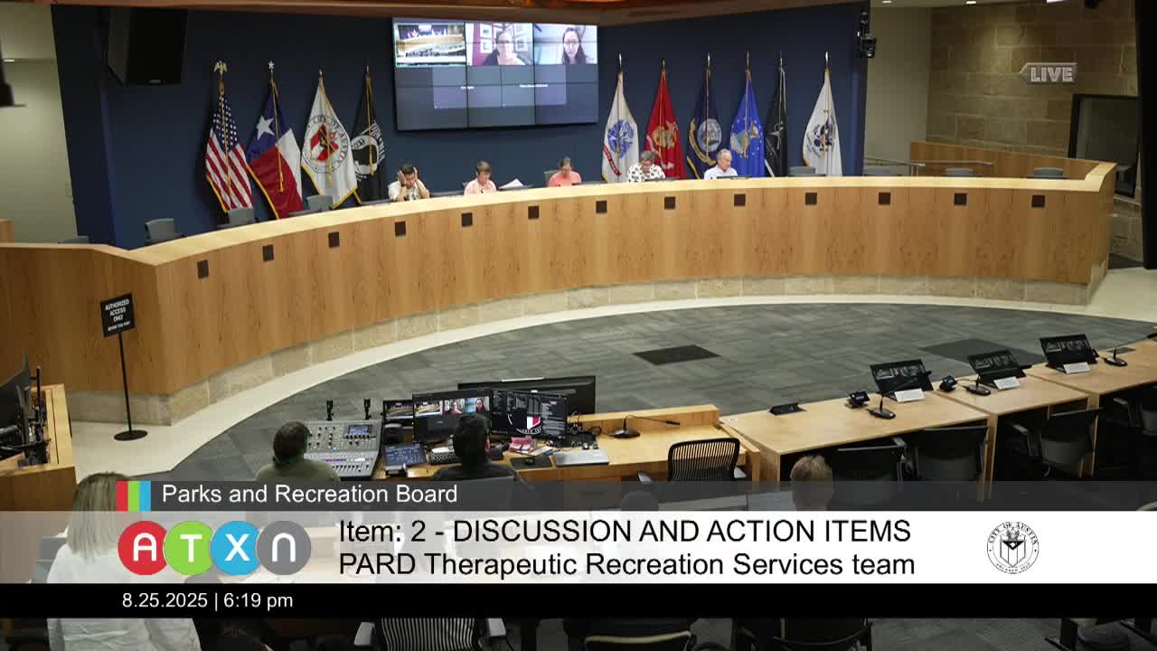 Austin's Therapeutic Recreation Services Expands Programs for Individuals with Disabilities