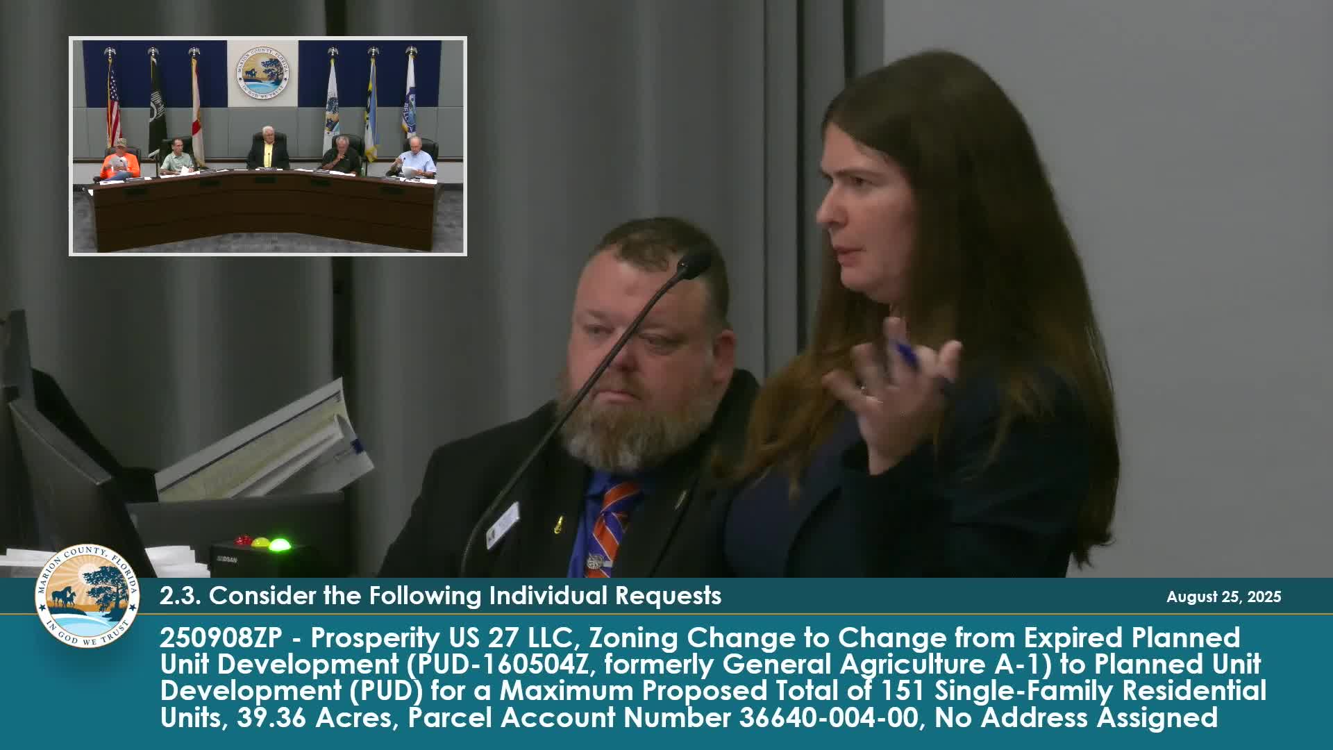 Zoning Proposal Faces Criticism for Spot Zoning in Agricultural Areas