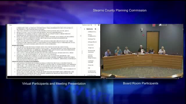 County Board Examines Proposal for Retaining Wall Replacement at Lake Koronis