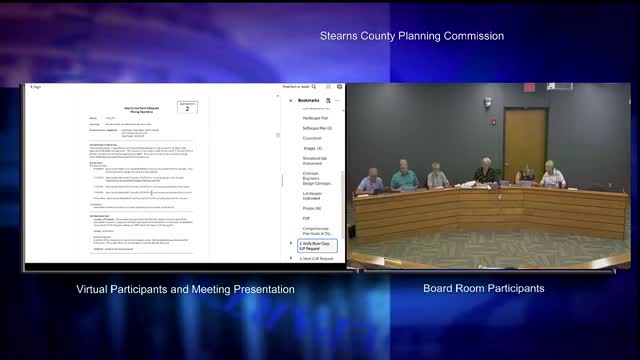 Stearns County considers interim use permit for Knife River mining operation in Cold Spring