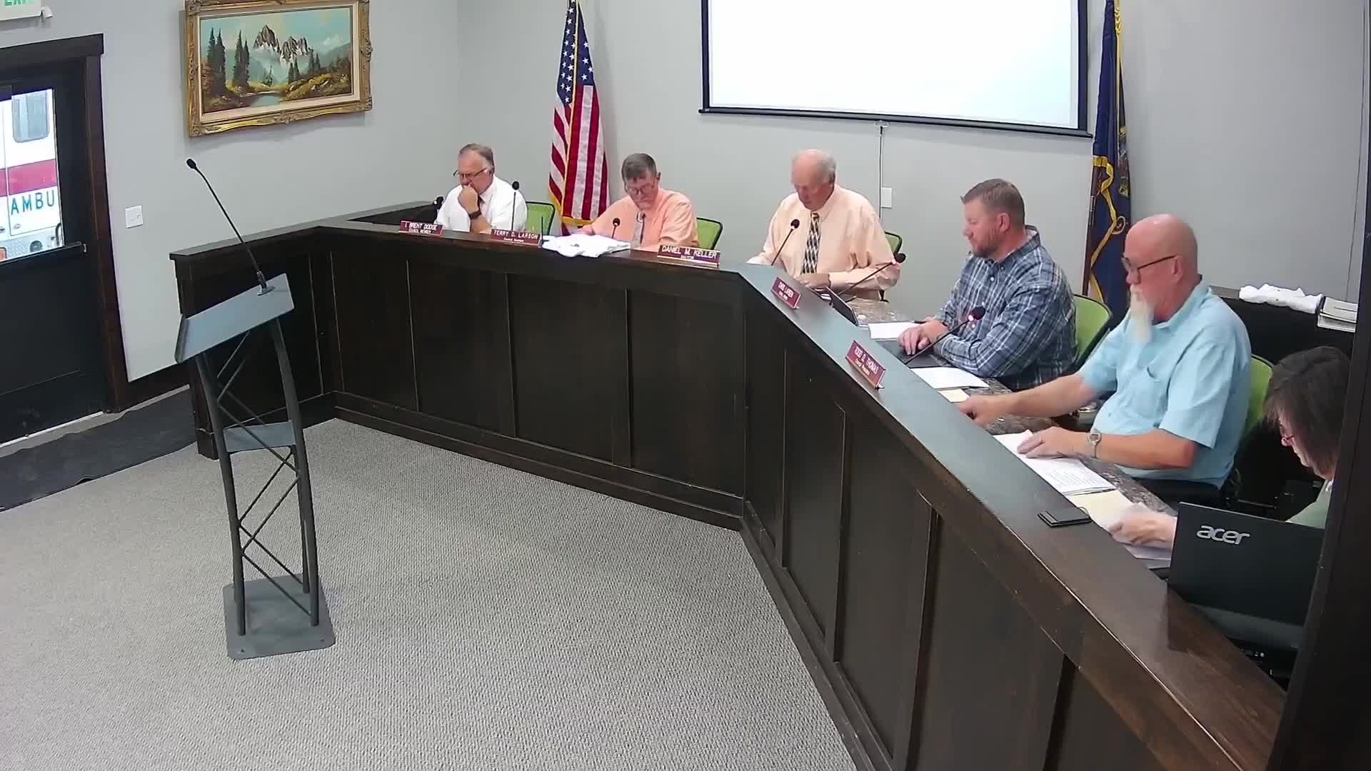 Council sets Aug. 18 closing for USDA interim loan for wastewater plant, with signature contingent on legal review