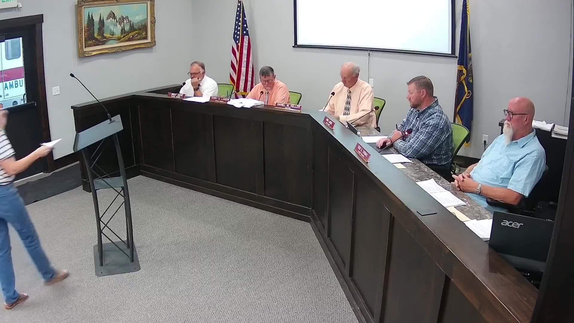 Preston council keeps $28,000 fire‑suppression hookup fee after hours of debate