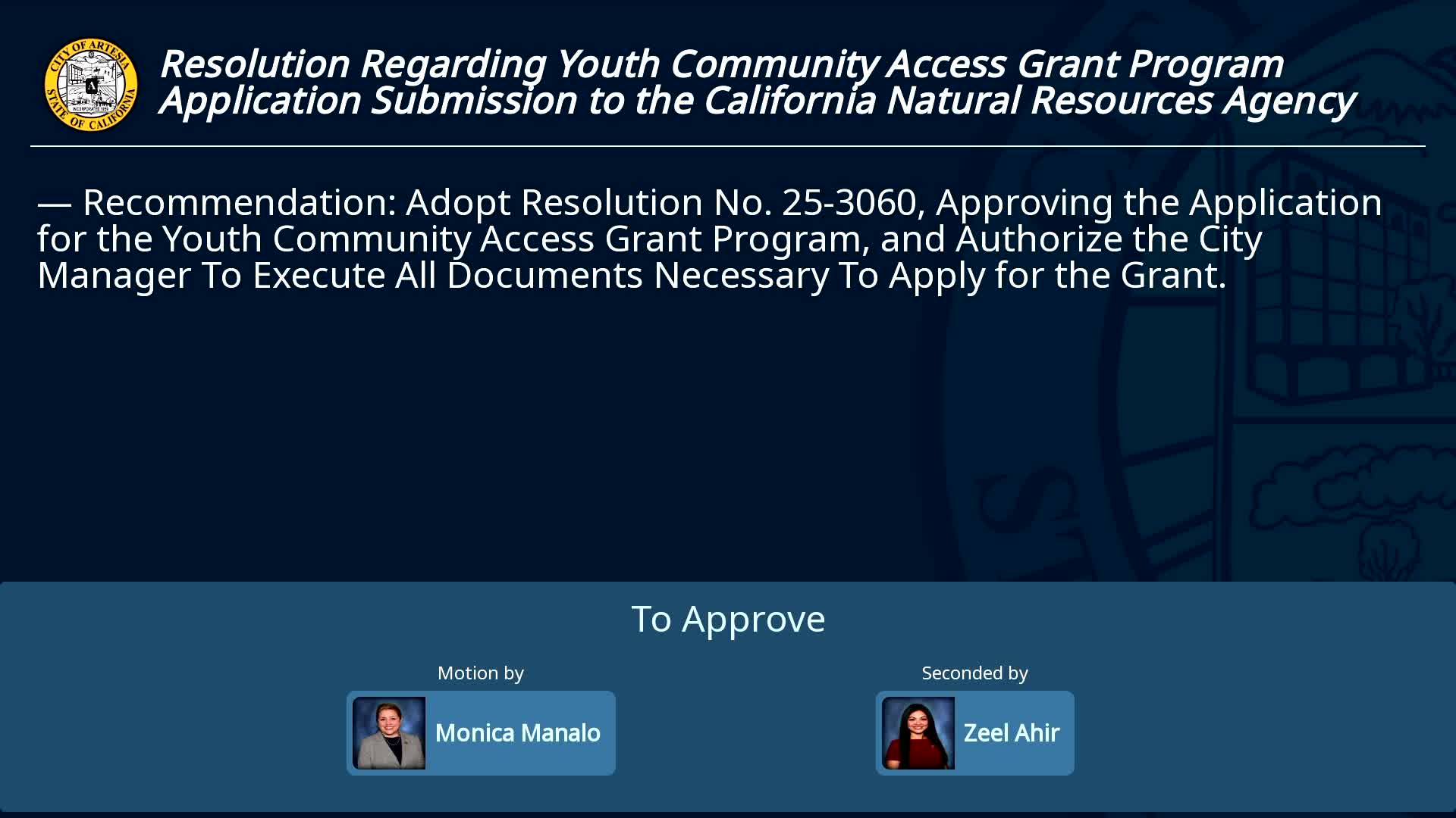 John Odyke sworn in to Artesia Beautification and Maintenance Committee