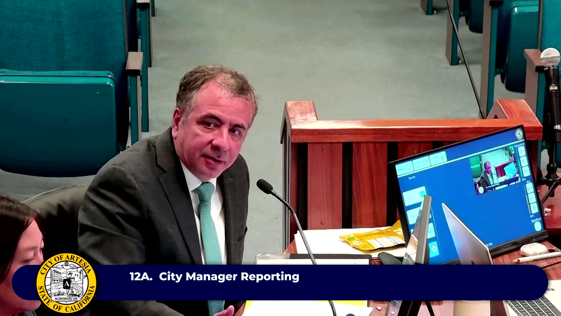 Traffic‑calming pop‑up shows speed reductions; council to seek Public Works committee recommendation