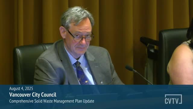 Council to consider adopting Clark County comprehensive solid waste management plan next week after multi-year coordination