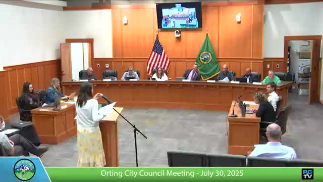 Council approves wide administrative rewrite of Orting Municipal Code Title 1 with targeted amendments