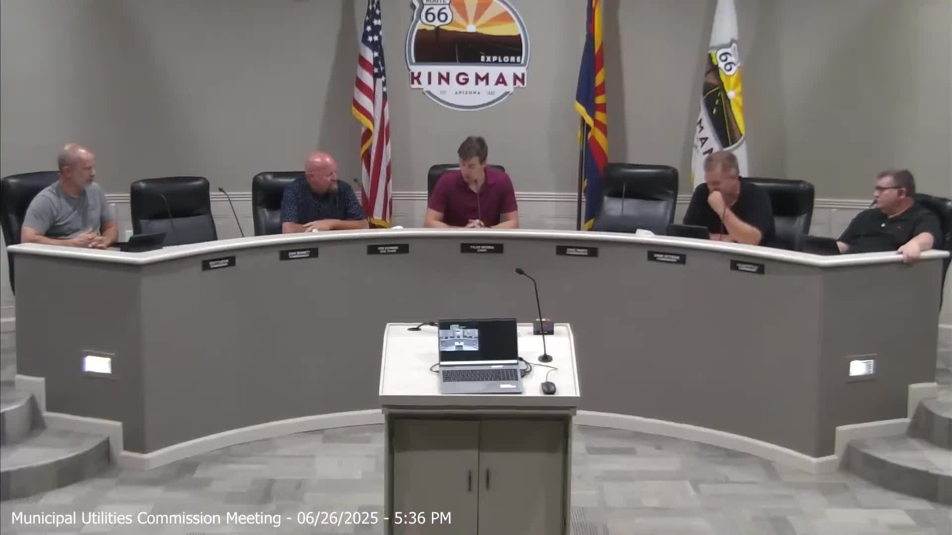 Kingman utilities commissioners ask staff for report on 500-foot connection threshold and city properties on septic
