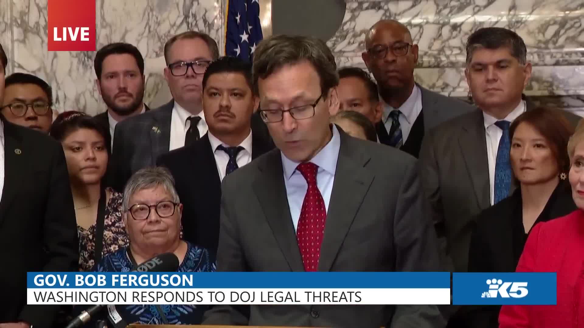 Attorney General Vows to Defend Washington Against Trump Administration Legal Challenges