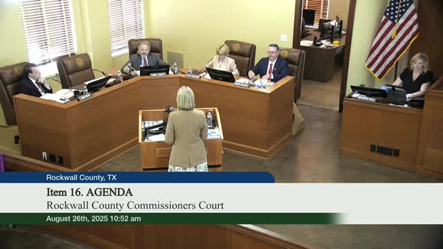 Rockwall County Benefits Committee Proposes 2026 Healthcare Plan Enhancements