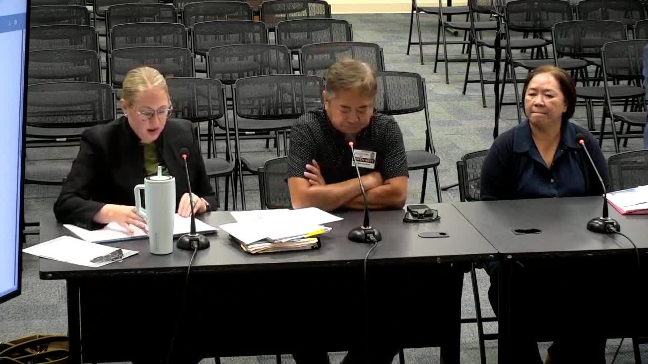 Machiko Waminal confirms property ownership and utility details at Westminster meeting