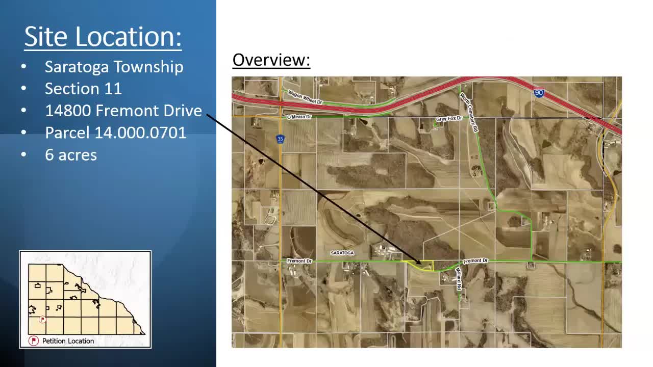 Saratoga Township reviews land development proposal on Fremont Drive