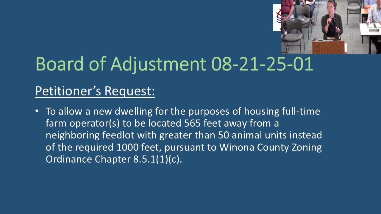 Mount Vernon Township Approves Variance for Farm Operator Housing Near Feedlot