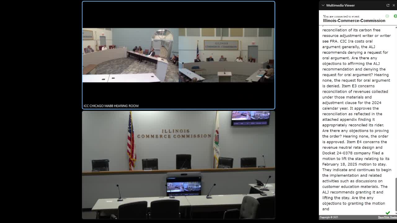 Illinois Commerce Commission approves Ameren revenue‑neutral rate design, adopts sliding‑scale low‑income discount and rejects mandatory peak charge