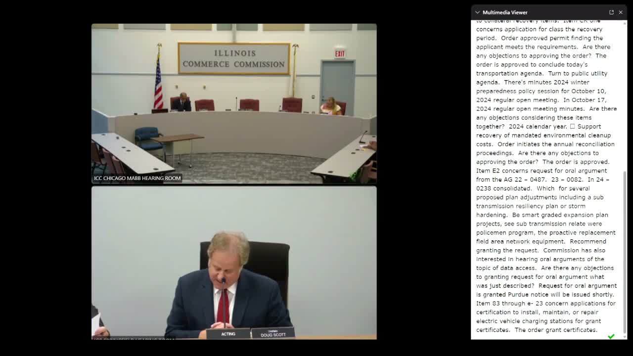 ICC approves ComEd delivery-service reconciliation as edited, denies interlocutory review on CFRA