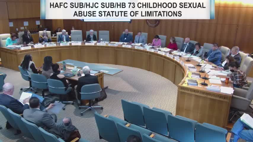 House Judiciary Committee Advances Finance Bill With 15-1 Vote