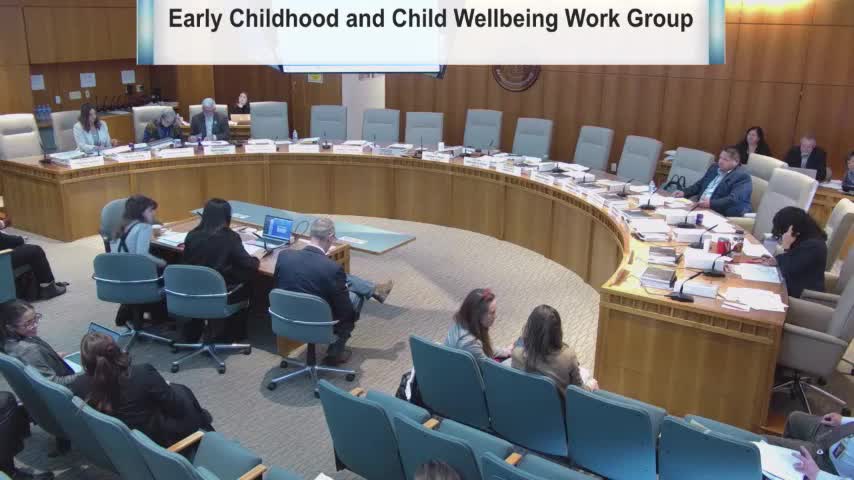 Appropriators raise early childhood trust fund target to $400 million; debate centers on infant‑toddler capacity and preK saturation