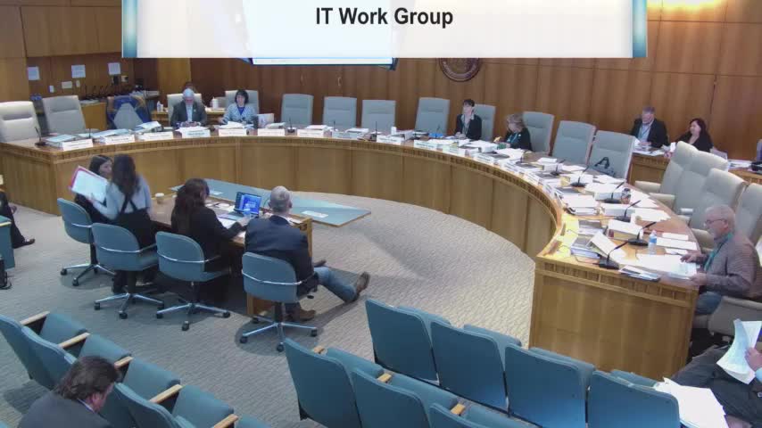 Appropriators add one‑time cybersecurity funds and review long‑running child support IT reauthorizations