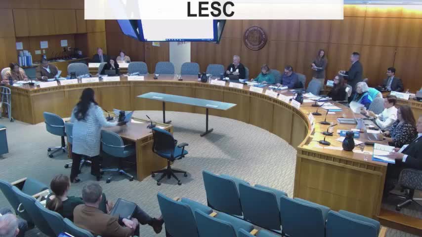 Katie Ann Monaco presents $50 million Indian education funding proposal to committee
