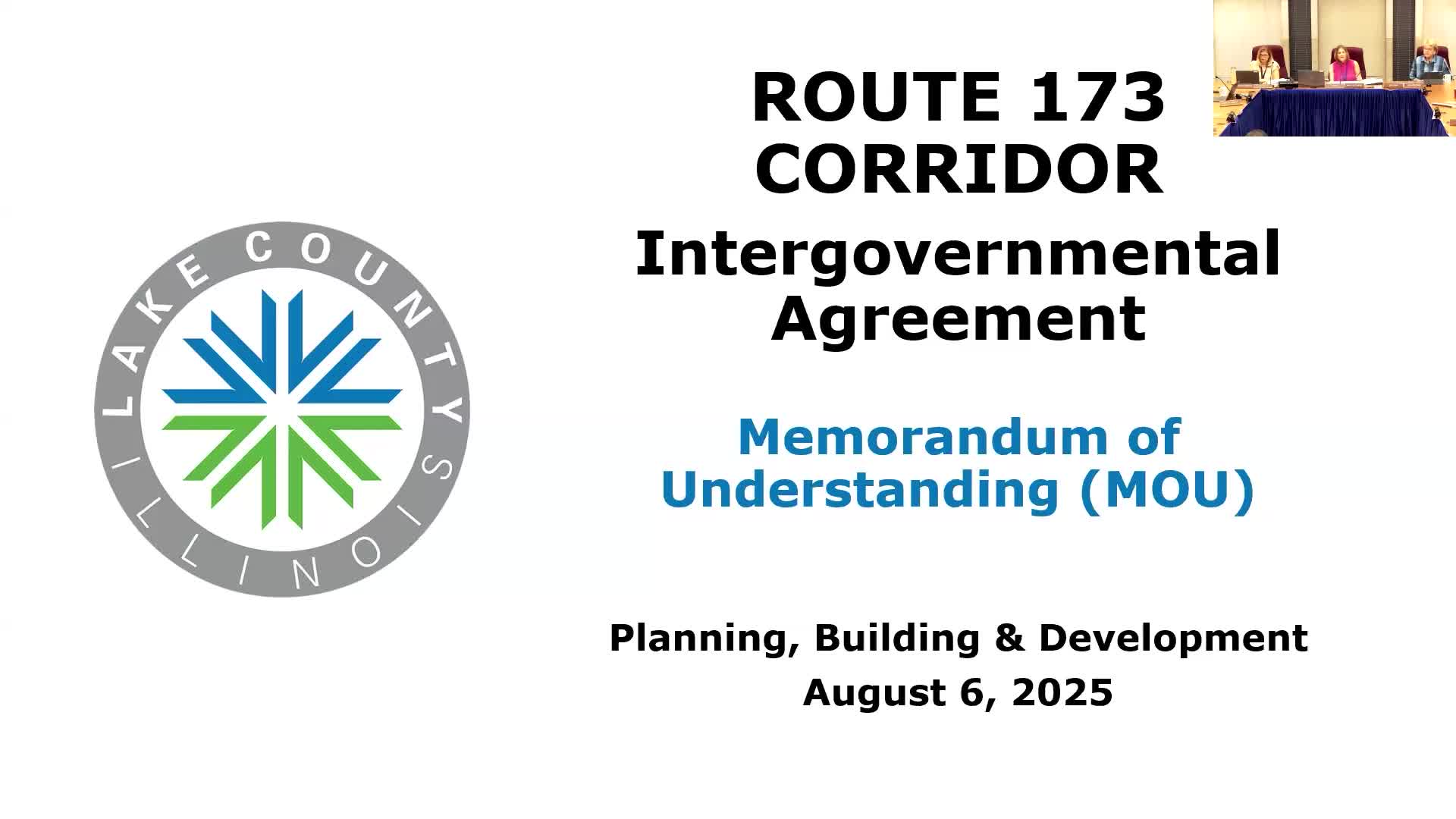 Lake County committee approves MOU process to avoid pausing Wadsworth development while gateway agreement is renegotiated