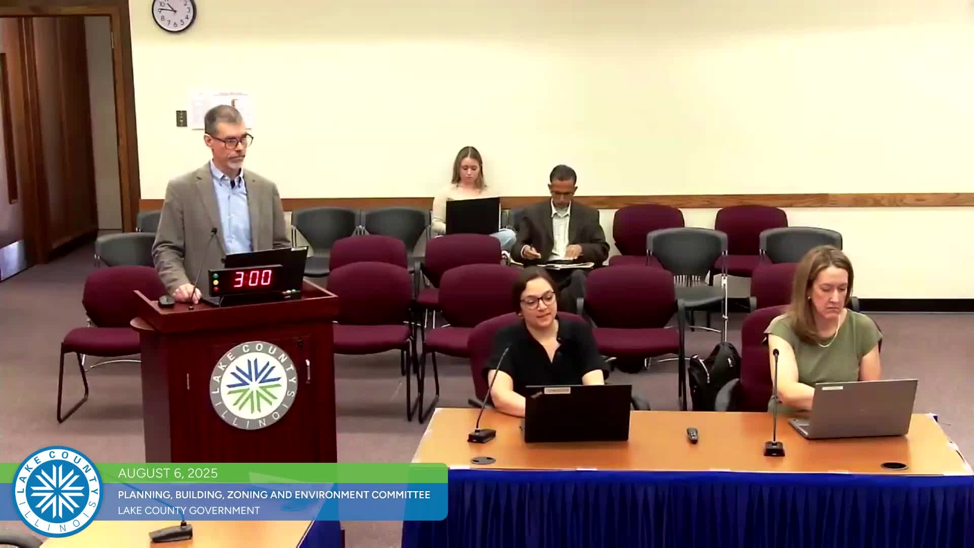 County committee starts formal review of logistics‑center regulations, flags data centers for future work