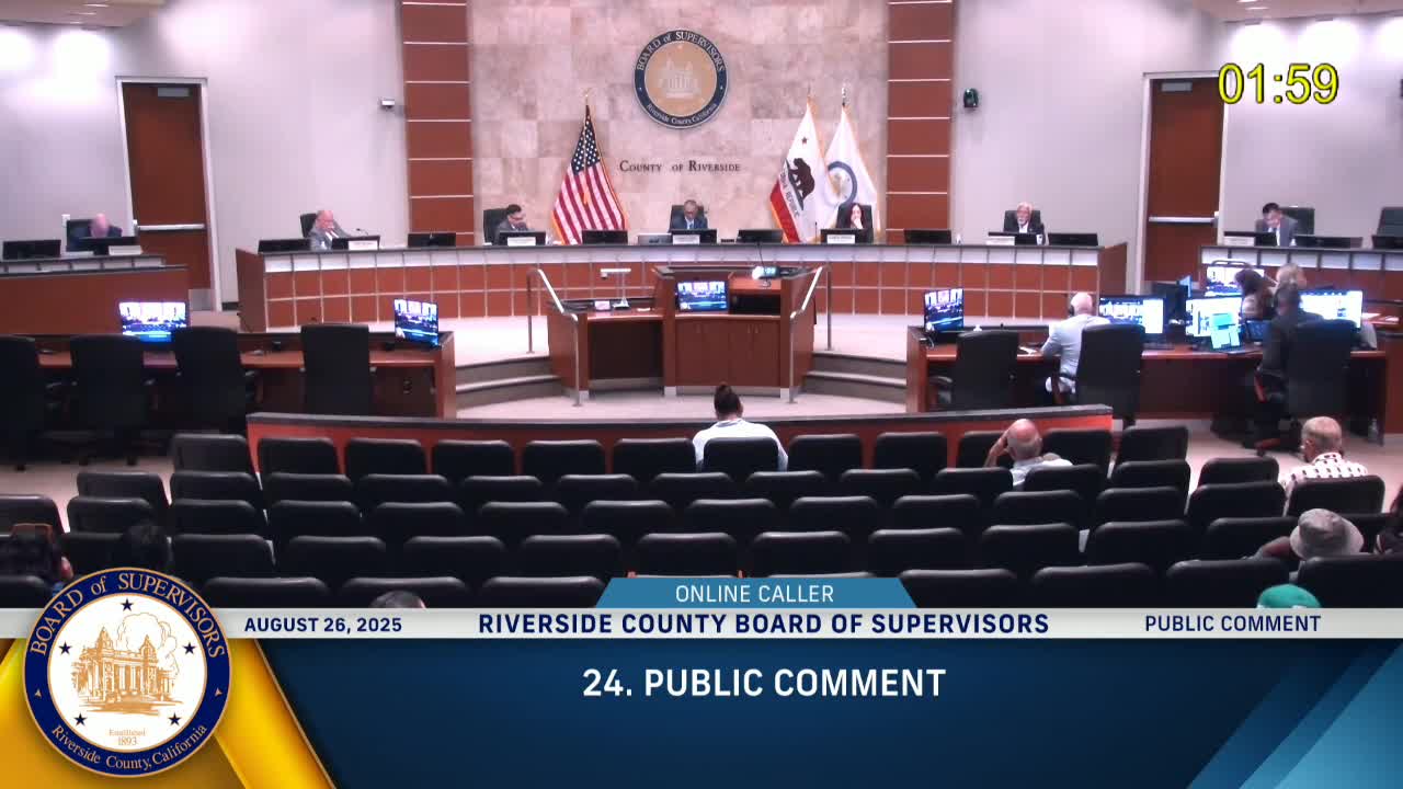 Riverside County Supervisors Face Criticism Over Election Data Discrepancies and Accountability Failures