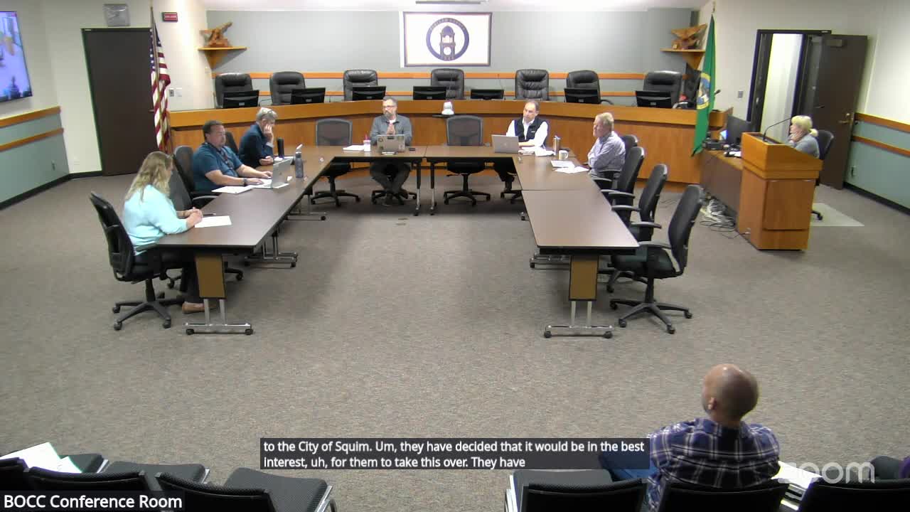 County to assign forgivable Ecology loan for Flores Acres utility project to City of Sequim