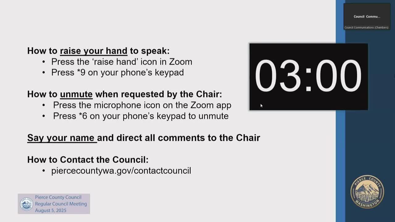 Resident urges Pierce County to explore marine resource council for shoreline stewardship