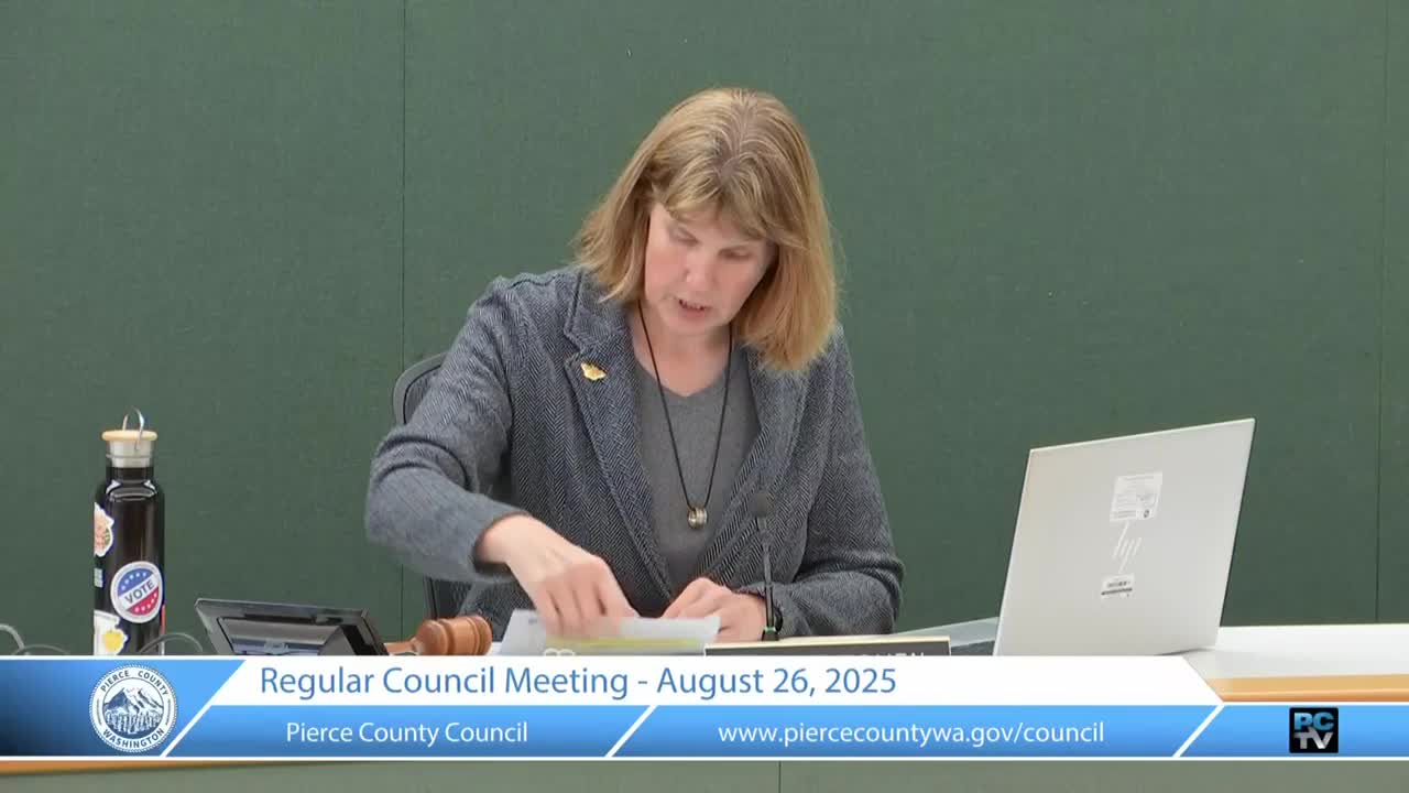 Council Member Yombe Leads Pledge and Land Acknowledgment in Public Meeting