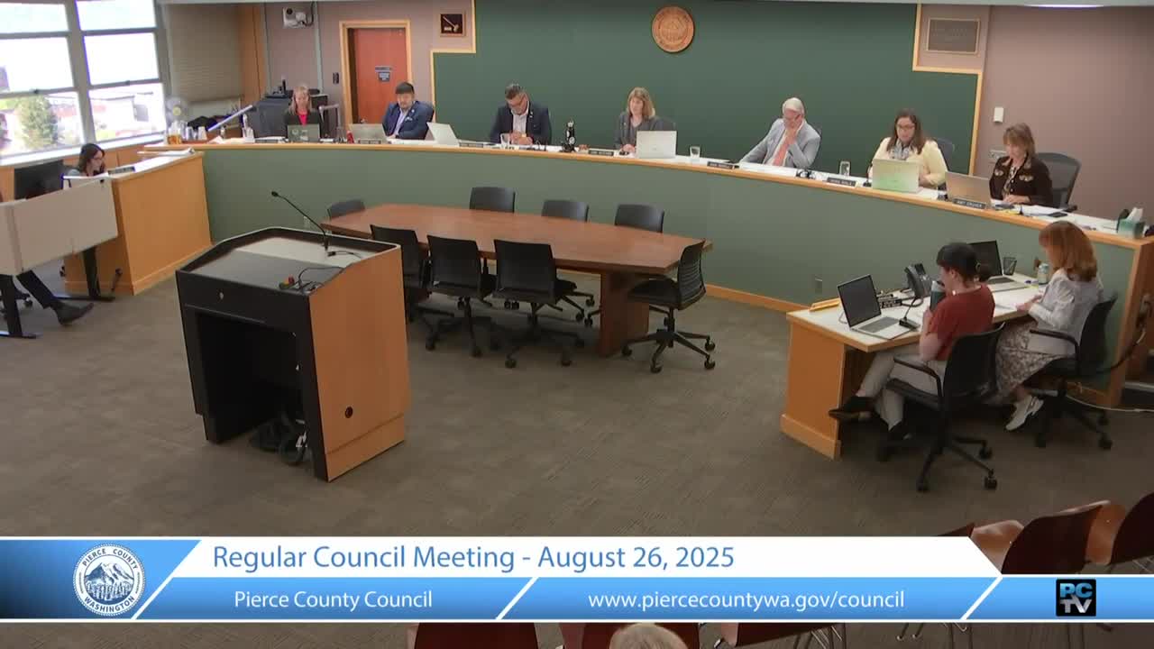 Pierce County Council Updates Six Year Housing Advisory Plan and Funding Allocations