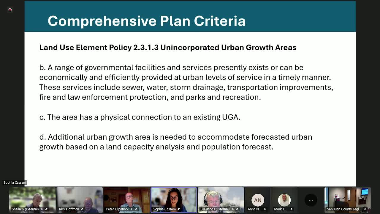 Orcas Island plans urban growth area expansion amid limited agricultural significance