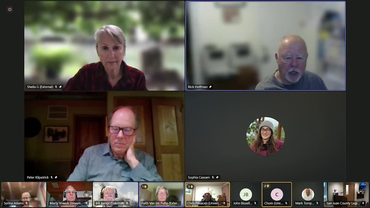 Moderna Institute presents Climate Compass project findings to Lopez Island Commissioners