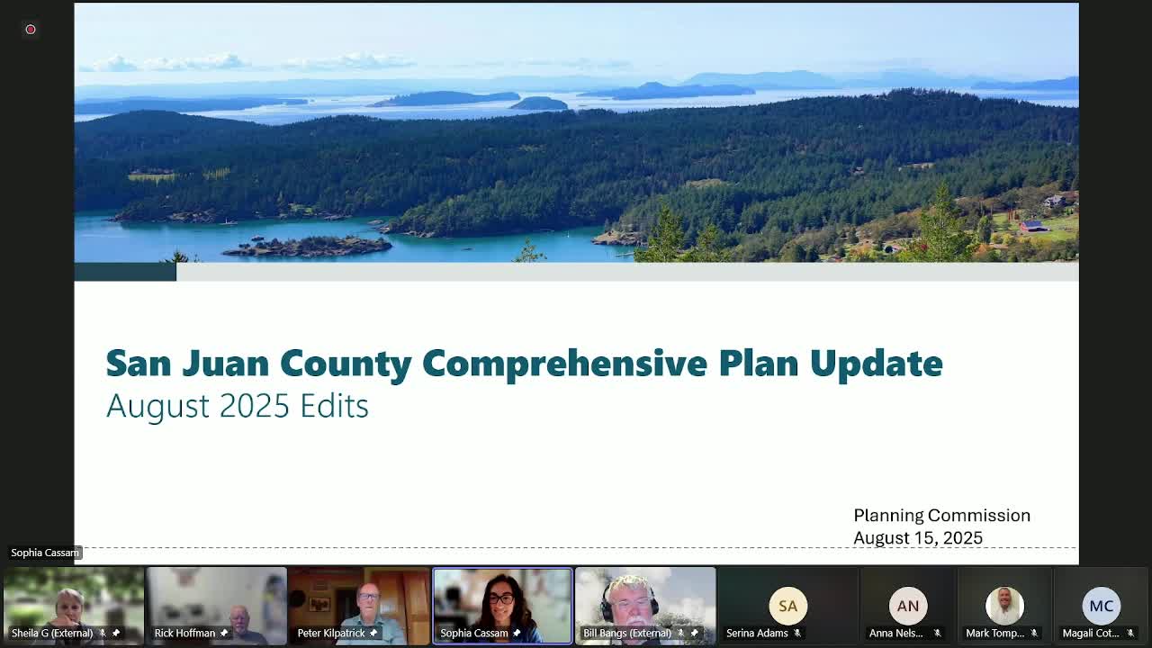 San Juan County reviews housing needs assessment and transportation updates