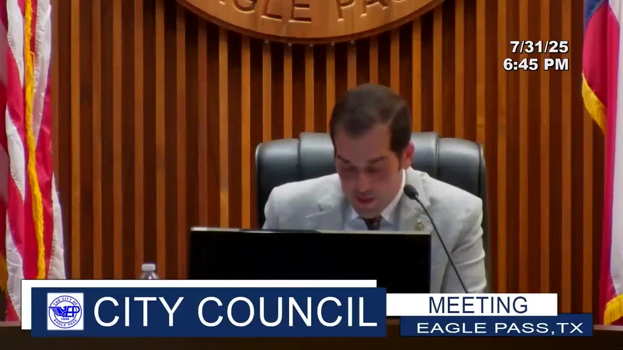 Eagle Pass council authorizes negotiations for audit contract after executive session; vote 3–2