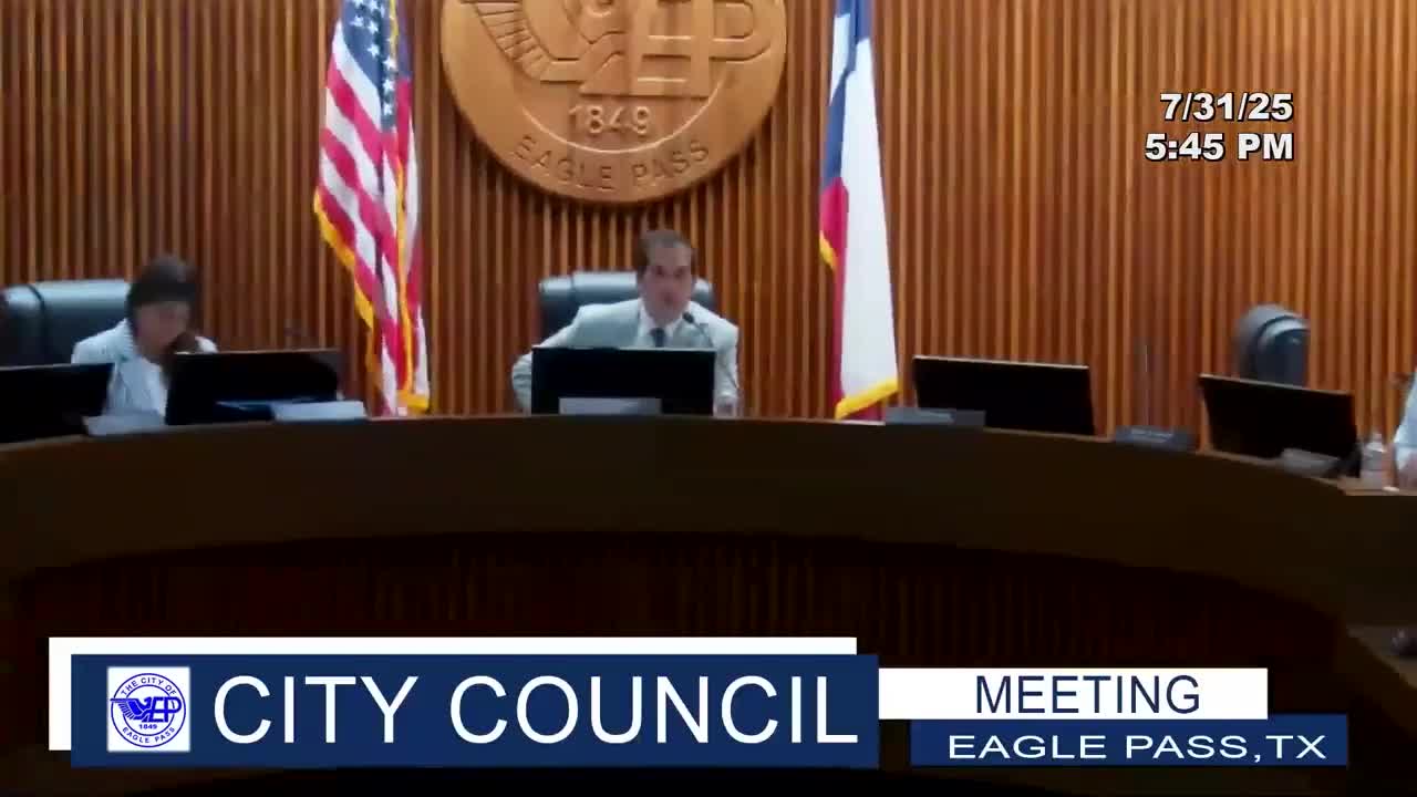 Eagle Pass council reviews capital-improvement survey; staff to test geofence, seek grants