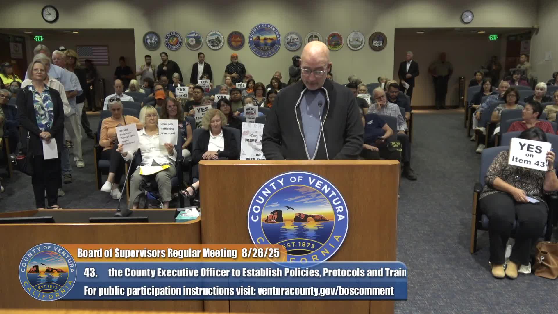 Ventura County Supervisors Hear Public Support for Immigration Legal Defense Fund