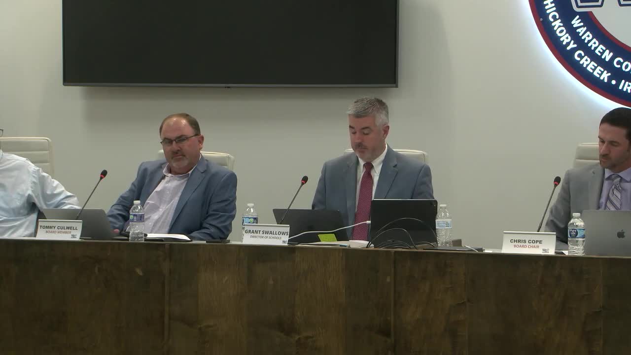 Warren County Schools Approves Budget Amendment for Pre-K Teacher Stipend