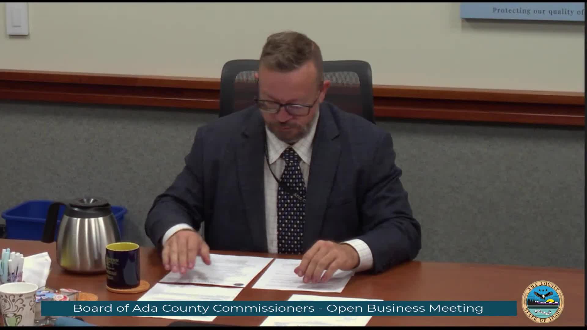 County Commissioners Award Uniform Contract to Curtis Blue Line Amid Protest