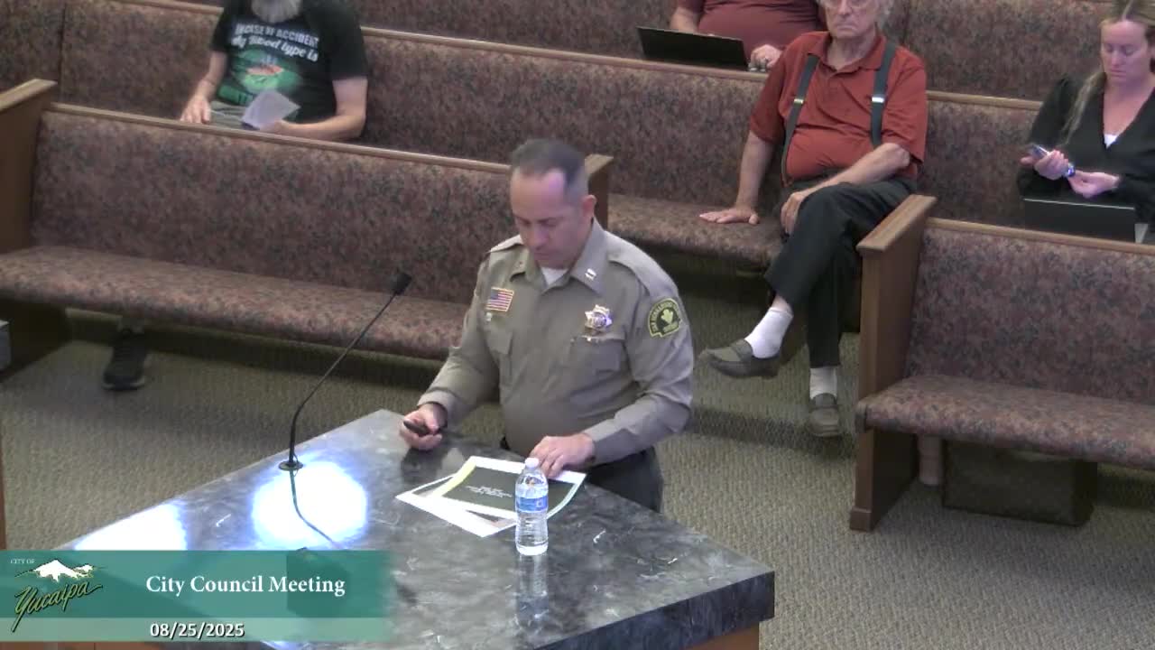 Yucaipa Police Report July 2025 Shows Increase in Calls for Service and Arrests