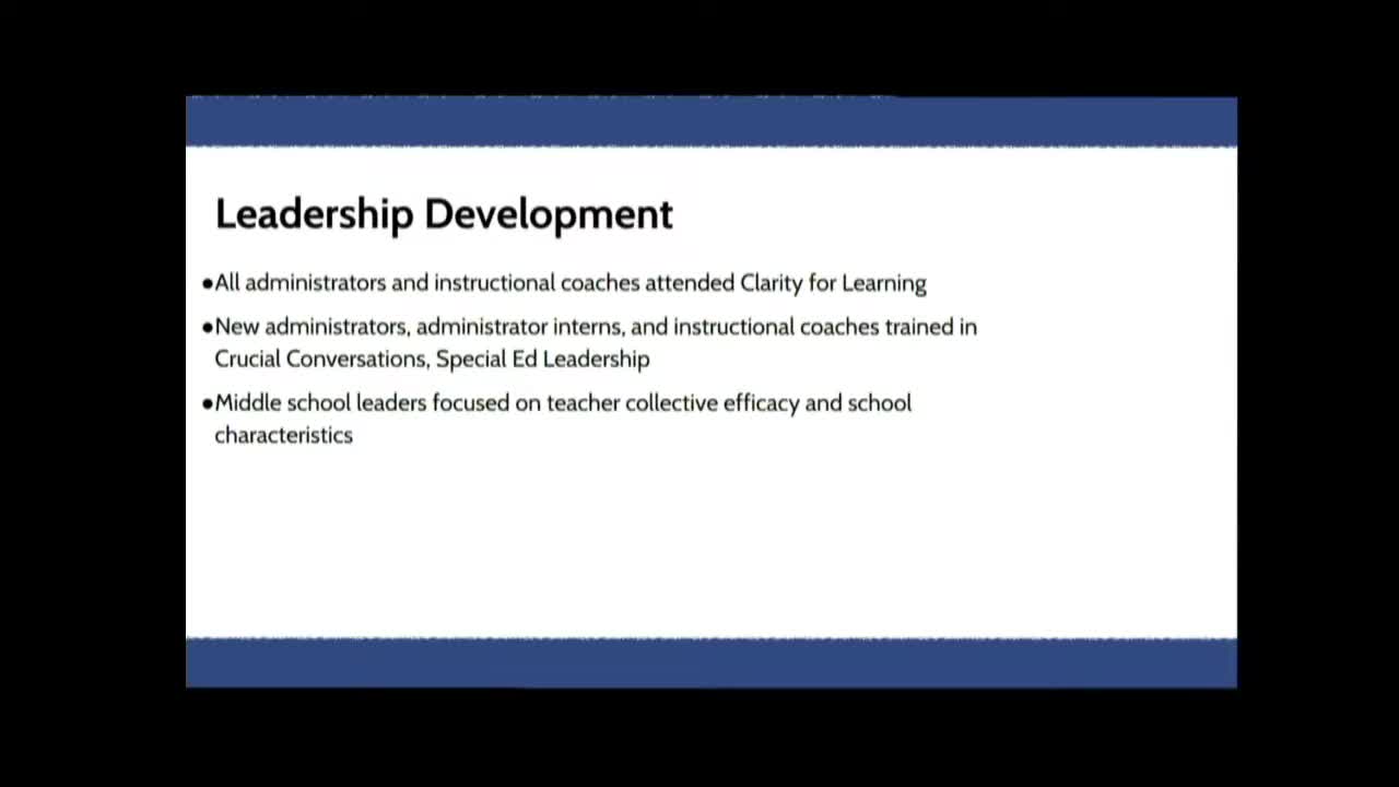 School Leaders Enhance Staff Training and Focus on Literacy Support This Year