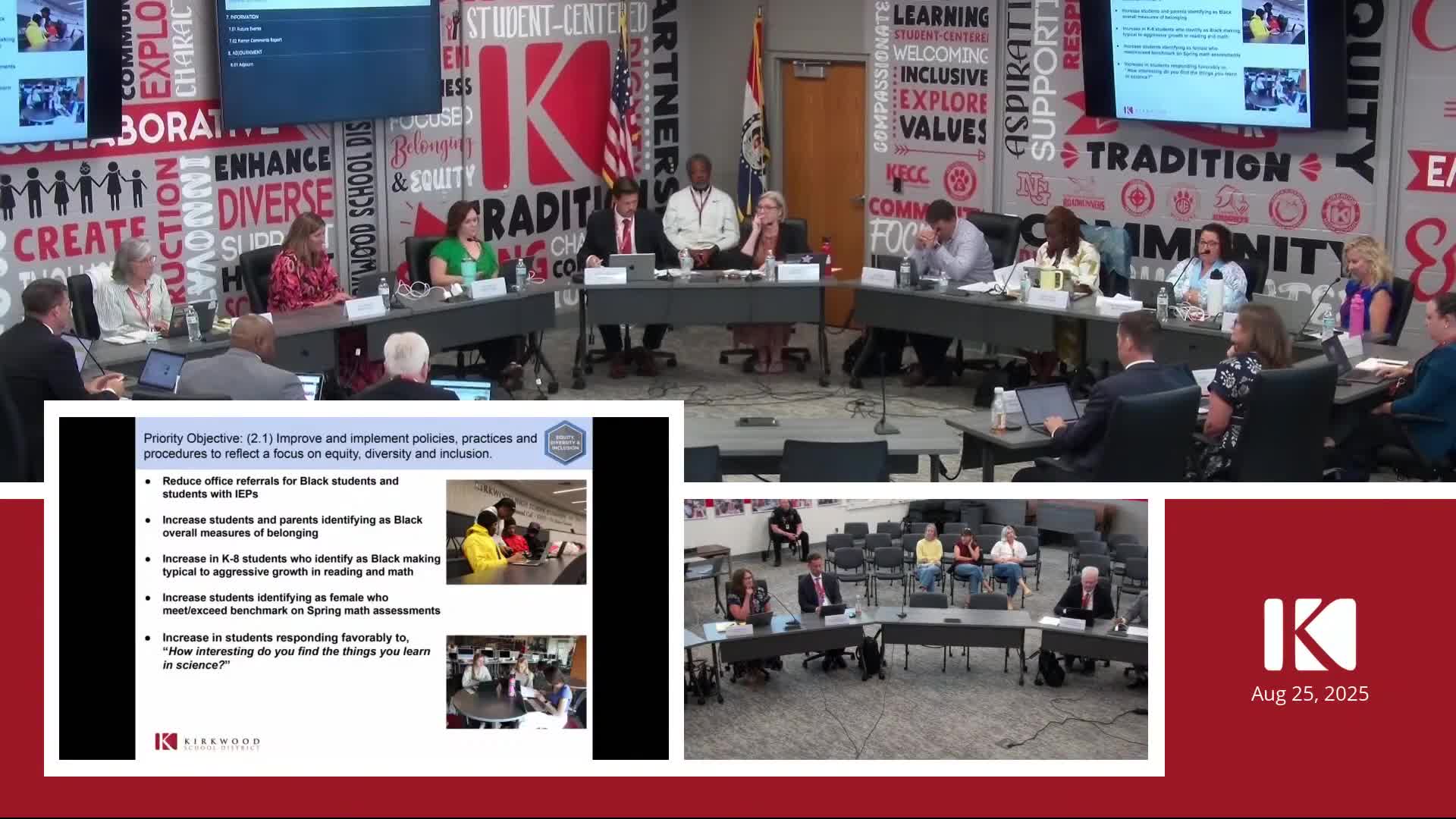 Kirkwood School District Implements Strategies to Reduce Disproportionality in Student Discipline