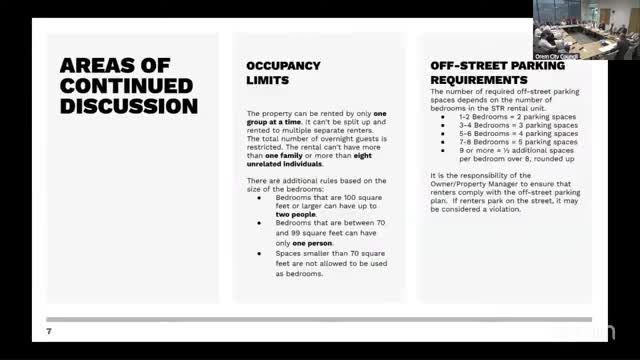 Orem City Council reviews short term rental fines and enforcement fee options