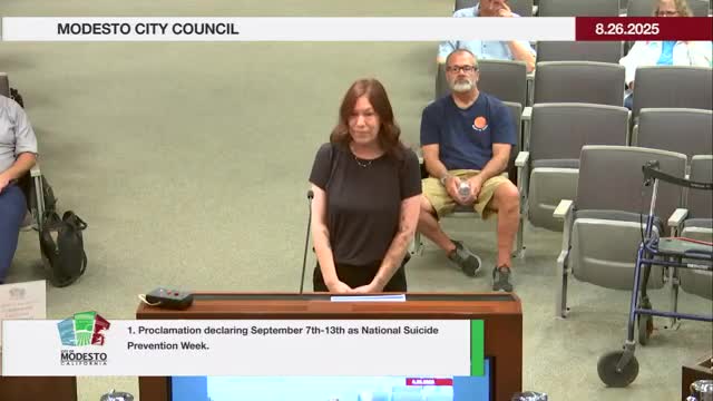 Modesto Council Members Address Mental Health and Community Engagement at Recent Meeting