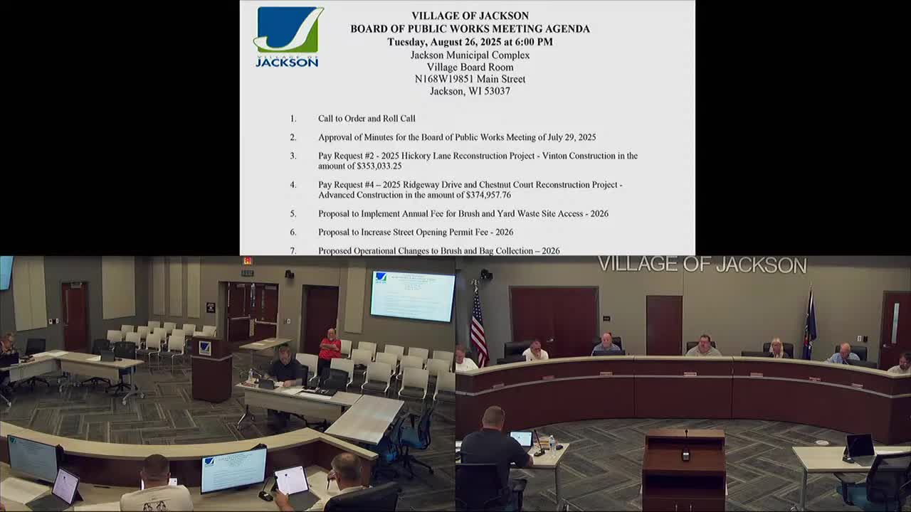 Village Proposes Annual $20 Fee for Access to Brush Grinding Site