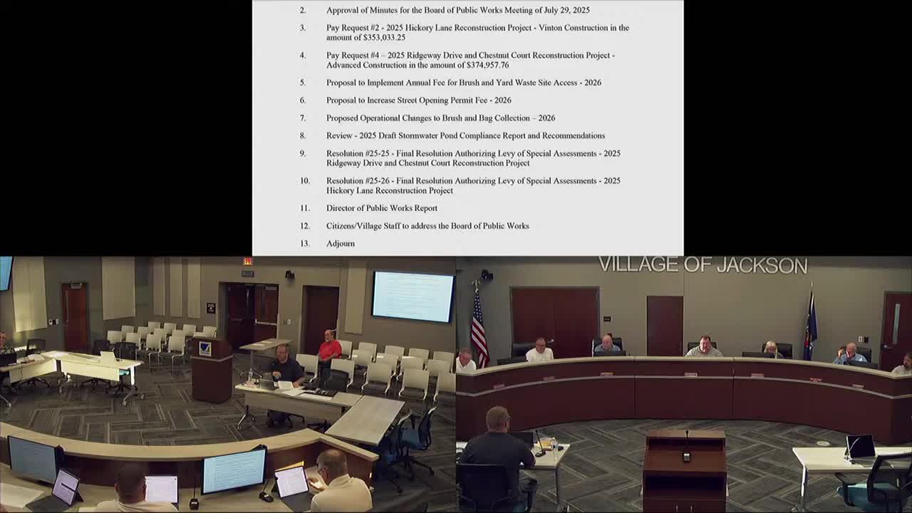 Jackson Public Works Reports Progress on Infrastructure Projects and Wastewater Treatment