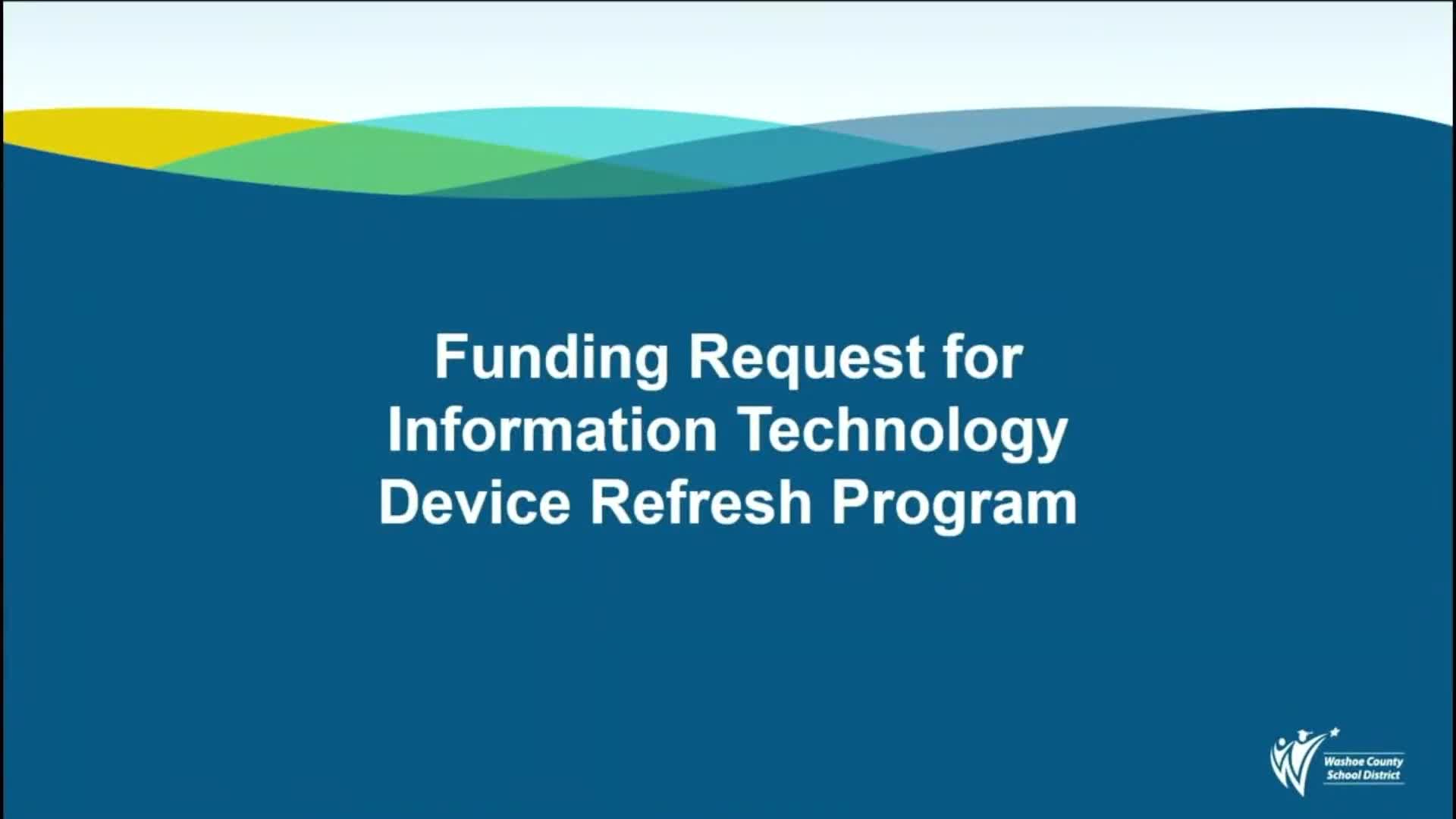 School District Requests $5.2M for Annual IT Device Refresh and Modernization Plans