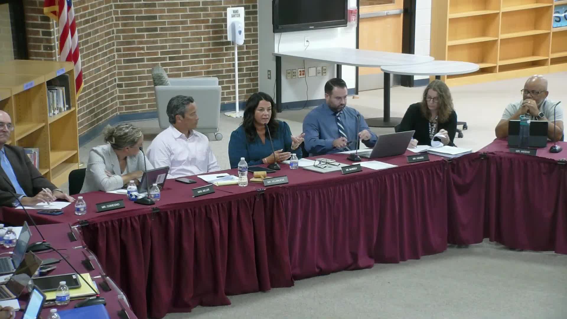 School Board Discusses Pilot Revenue Sharing with Mayor Law and Councilman Keating