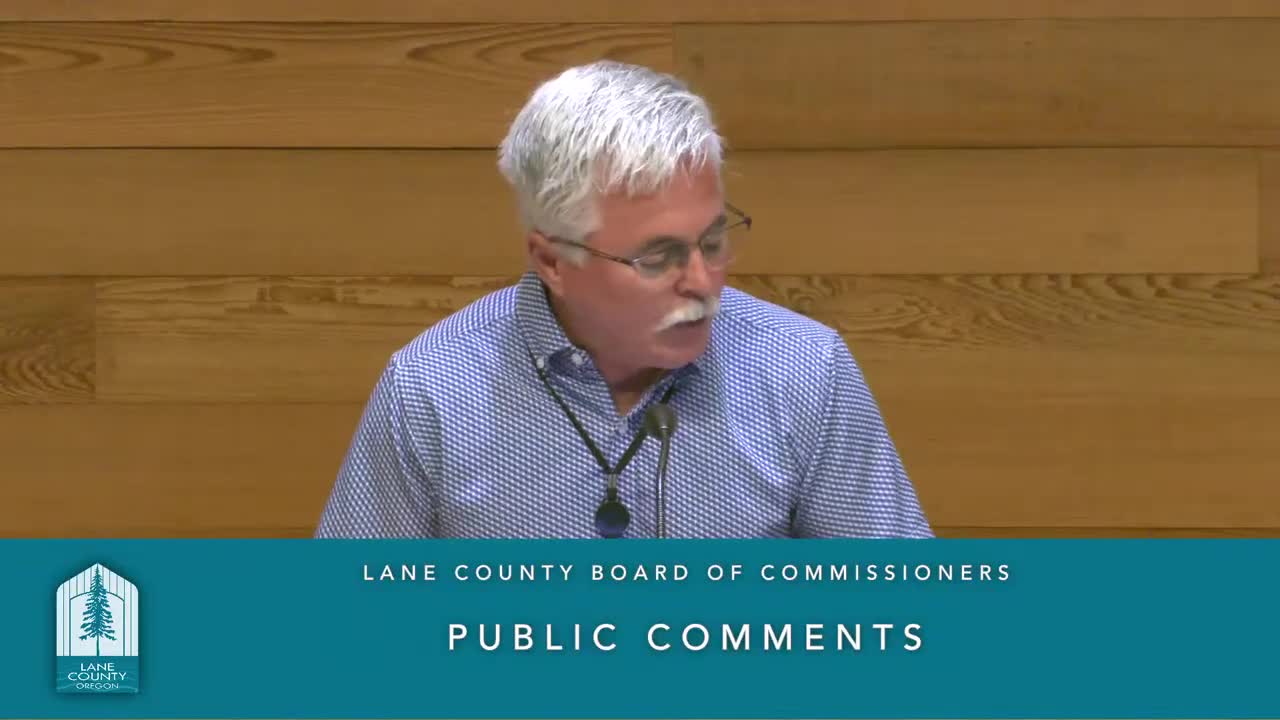 Public Comments Highlights Concerns Over Civility and Local Sports Facilities in Lane County