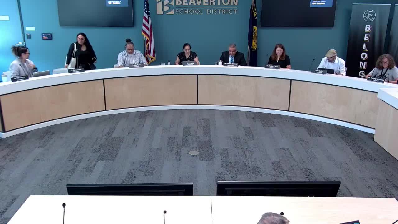 Beaverton School Board Retreat Kicks Off 2025-26 Year With Team Building Agenda