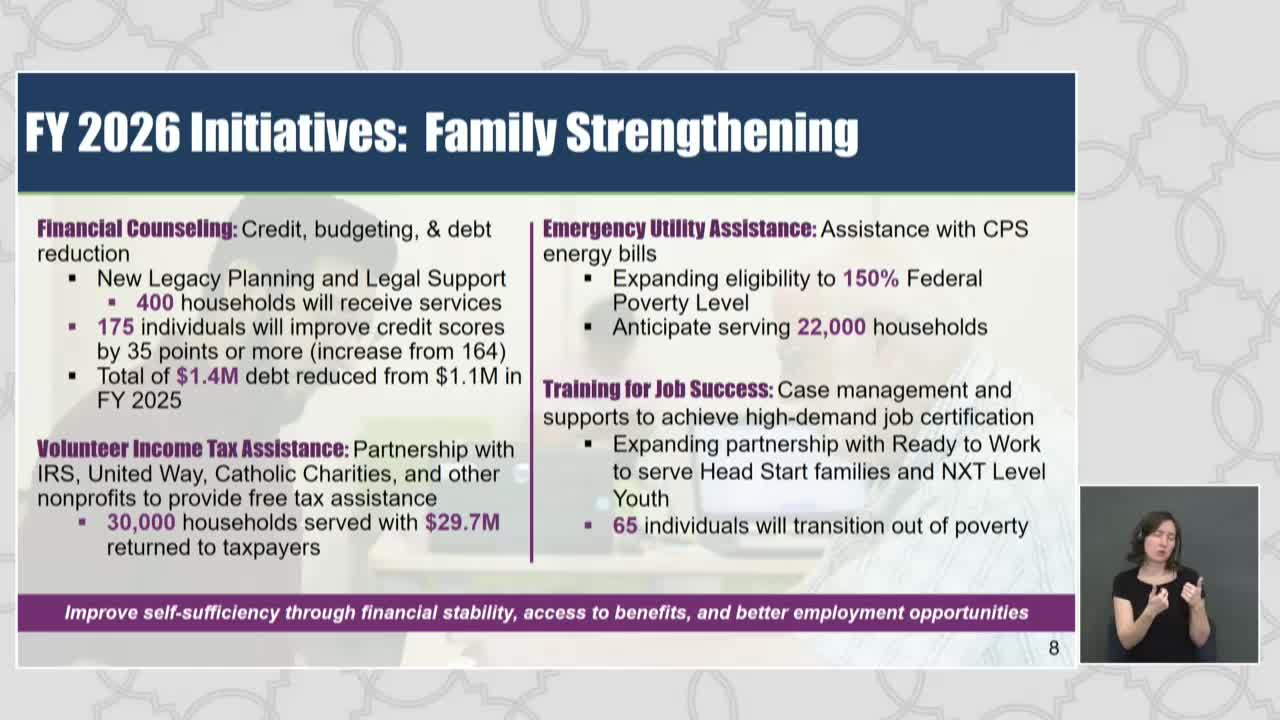 San Antonio Council Proposes Increased CPS Assistance for Low-Income Families